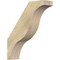 Ekena Millwork 6"W x 22"D x 26"H Funston Rough Sawn Knee Brace, Douglas Fir BRC06X22X26FST00RDF - alternate 1
